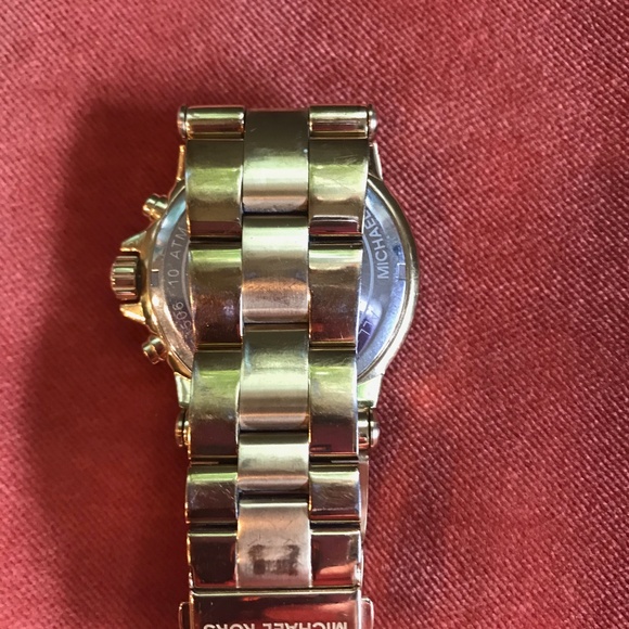 Michael Kors Ladies Chronograph Stone Set Watch - Picture 2 of 3